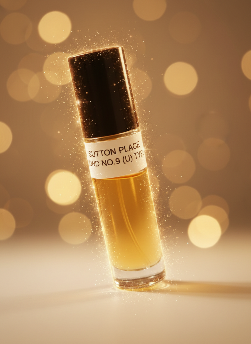 Sutton place bond #9 type body oil .33oz bottle