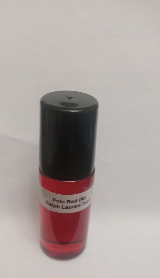 Polo red type bodyoil 1.oz roll-on bottle