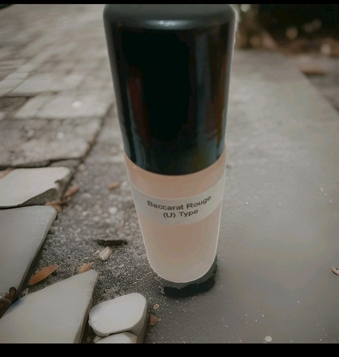 Inspired by baccarat rogue, unisex Bodyoil fragrance